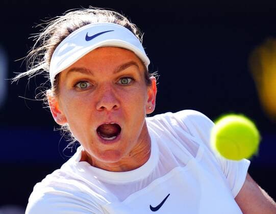 Mandatory Credit: Photo by Javier Garcia Shutterstock (13018047cs) Simona Halep during her semi final match Wimbledon Tennis Championships, Day 11, The All England Lawn Tennis and Croquet Club, London, UK - 07 Jul 2022 Wimbledon Tennis Championships, Day 11, The All England Lawn Tennis and Croquet Club, London, UK - 07 Jul 2022  Copyright: xJavierxGarcia Shutterstockx 13018047cs
