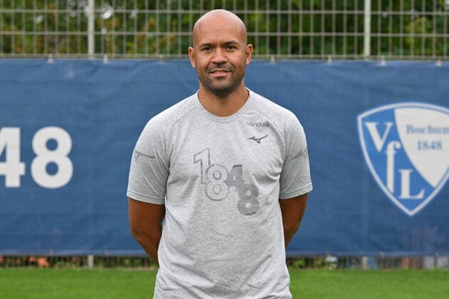 Physiotherapist Dennis Sarteh VfL Bochum 1 BL, Porträttermin 2022 2023 Bochum North Rhine Westphalia Germany Team2