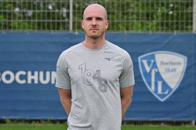 Athletic trainer Marius Kirmse VfL Bochum 1 BL, portrait date 2022 2023 Bochum North Rhine Westphalia Germany Team2