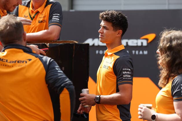 NORRIS Lando (gbr), McLaren F1 Team MCL36, portrait during the Formula 1 Rolex Grosser Preis Von Osterreich 2022, 2022 Austrian Grand Prix, 11th round of the 2022 FIA Formula One World Championship, WM, Weltmeisterschaft from July 8 to 10, 2022 on the Red Bull Ring, in Spielberg, Austria - F1 - AUSTRIAN GRAND PRIX 2022 DPPI Panoramic  00122026_AV6_1847