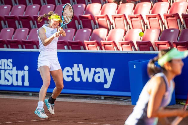 220707 Rebecca Peterson, Sweden, during day 4 of the WTA Nordea Open on July 7, 2022 in Bastad,  Copyright: CHRISTOFFERxBORGxMATTISSON BB220707CB072