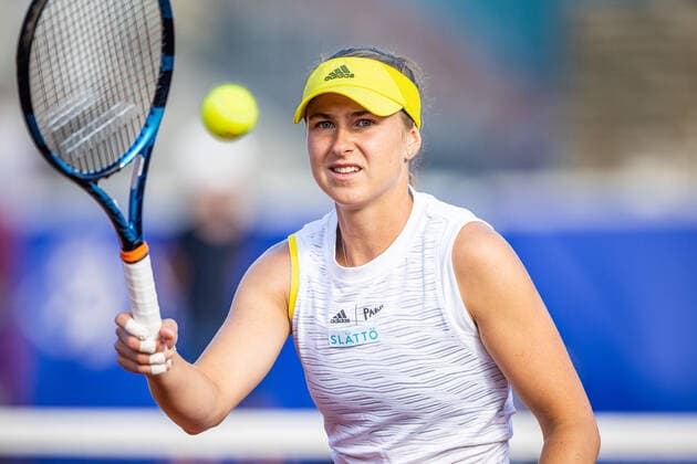 220707 Rebecca Peterson, Sweden, during day 4 of the WTA Nordea Open on July 7, 2022 in Bastad,  Copyright: CHRISTOFFERxBORGxMATTISSON BB220707CB088
