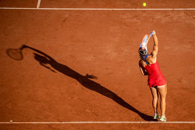 220707 A tennis player during day 4 of the WTA Nordea Open on July 7, 2022 in Bastad,  Copyright: CHRISTOFFERxBORGxMATTISSON BB220707CB110