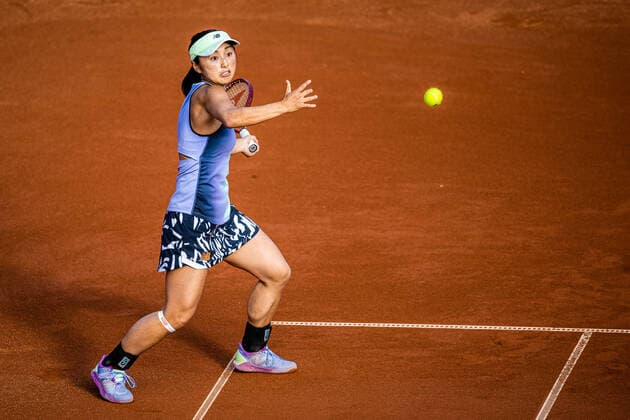 220707 Misak Doi, Japan, during day 4 of the WTA Nordea Open on July 7, 2022 in Bastad,  Copyright: CHRISTOFFERxBORGxMATTISSON BB220707CB120