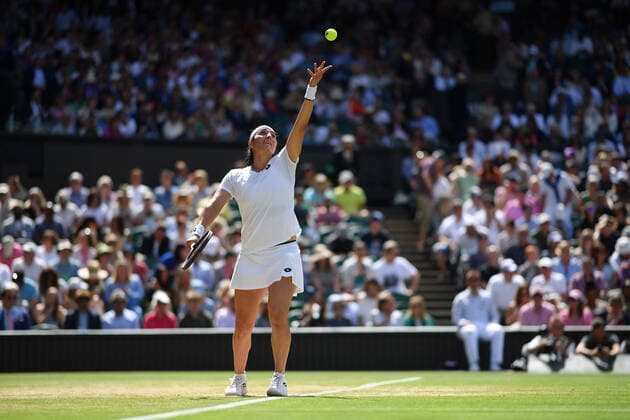 Ons Jabeur (Tun) TENNIS : Wimbledon 2022 : 07 07 2022 AntoineCouvercelle Panoramic 
