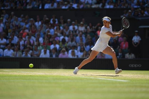 Simona Halep TENNIS : Wimbledon 2022 : 07 07 2022 AntoineCouvercelle Panoramic 