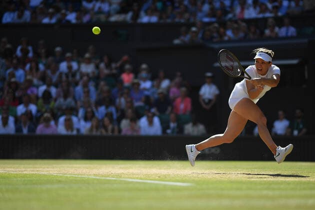 Simona Halep TENNIS : Wimbledon 2022 : 07 07 2022 AntoineCouvercelle Panoramic 