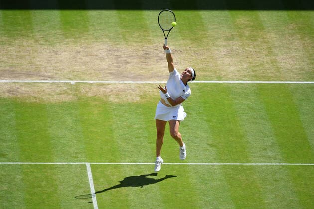 Ons Jabeur (Tun) TENNIS : Wimbledon 2022 : 07 07 2022 AntoineCouvercelle Panoramic 