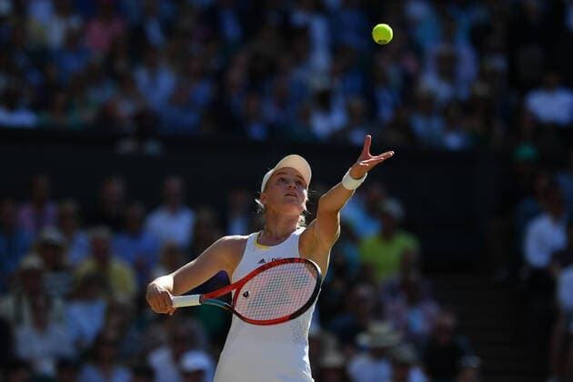 Elena Rybakina TENNIS : Wimbledon 2022 : 07 07 2022 AntoineCouvercelle Panoramic 