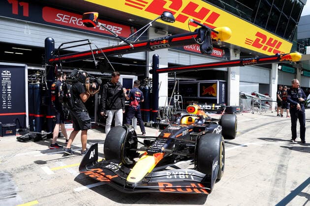 FORMULA 1 - GP of Austria 2022 SPIELBERG,AUSTRIA,08.JUL.22 - MOTORSPORTS, FORMULA 1 - Grand Prix of Austria, Red Bull Ring, practice and qualifying. Image shows the car of Max Verstappen (NED Red Bull Racing).  GEPAxpictures xChristianxWalgram