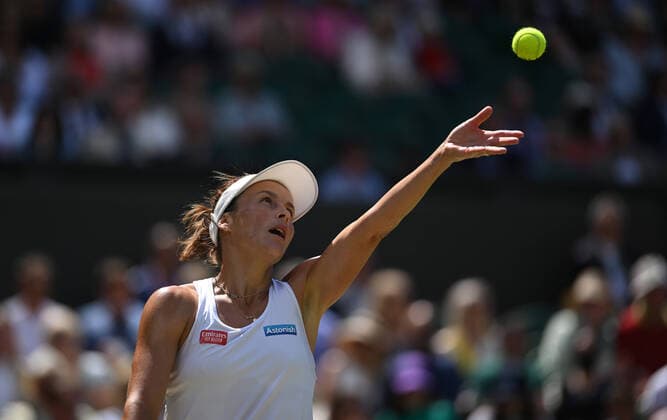2022 Wimbledon Ons Jabeur TUN and Tatjana Maria , GER 2022 Wimbledon Tatjana Maria , GER