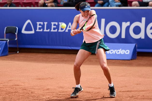 BÅSTAD 20220708 Su Jeong Jang, Korea i semifinalen under tennisturneringen Nordea Open i Bastad. BÅSTAD SVERIGE Tennis x11830x  Copyright: xAndersxBjurö TTx NORDEA OPEN 2022