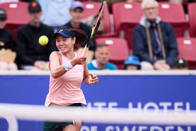 BÅSTAD 20220708 Su Jeong Jang, Korea i semifinalen under tennisturneringen Nordea Open i Bastad. BÅSTAD SVERIGE Tennis x11830x  Copyright: xAndersxBjurö TTx NORDEA OPEN 2022
