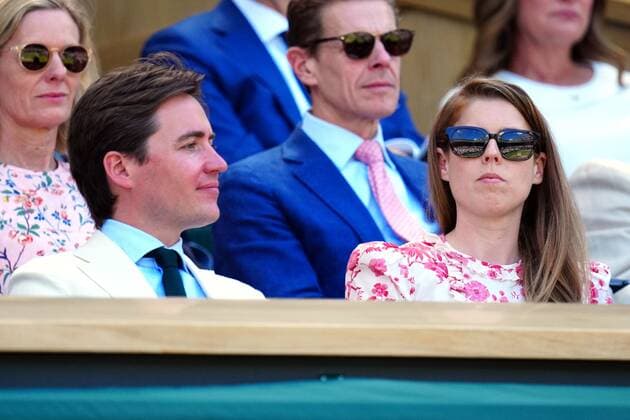 Mandatory Credit: Photo by Javier Garcia Shutterstock (13018051r) Princess Beatrice and Edo Mapelli Mozzi in the Royal Box on Centre Court Wimbledon Tennis Championships, Day 12, The All England Lawn Tennis and Croquet Club, London, UK - 08 Jul 2022 Wimbledon Tennis Championships, Day 12, The All England Lawn Tennis and Croquet Club, London, UK - 08 Jul 2022  Copyright: xJavierxGarcia Shutterstockx 13018051r