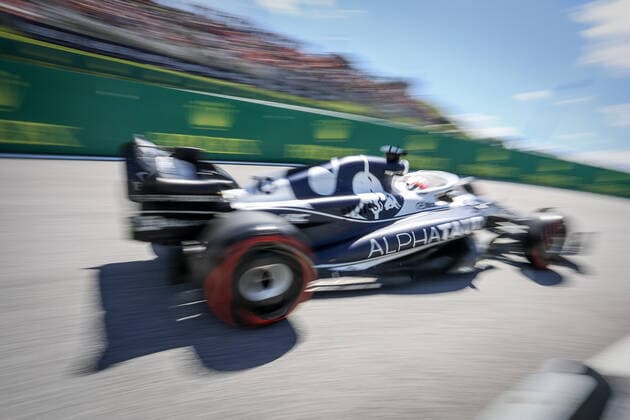 Sport Bilder des Tages FORMULA 1 - GP of Austria 2022 SPIELBERG,AUSTRIA,08.JUL.22 - MOTORSPORTS, FORMULA 1 - Grand Prix of Austria, Red Bull Ring, practice and qualifying. Image shows Pierre Gasly (FRA Scuderia AlphaTauri).  GEPAxpictures xManfredxBinder
