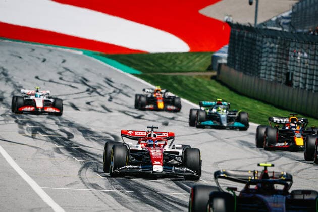 77 BOTTAS Valtteri (fin), Alfa Romeo F1 Team ORLEN C42, action during the Formula 1 Rolex Grosser Preis Von Osterreich 2022, 2022 Austrian Grand Prix, 11th round of the 2022 FIA Formula One World Championship, WM, Weltmeisterschaft from July 8 to 10, 2022 on the Red Bull Ring, in Spielberg, Austria - F1 - AUSTRIAN GRAND PRIX 2022 DPPI Panoramic  00122026__V2_9630