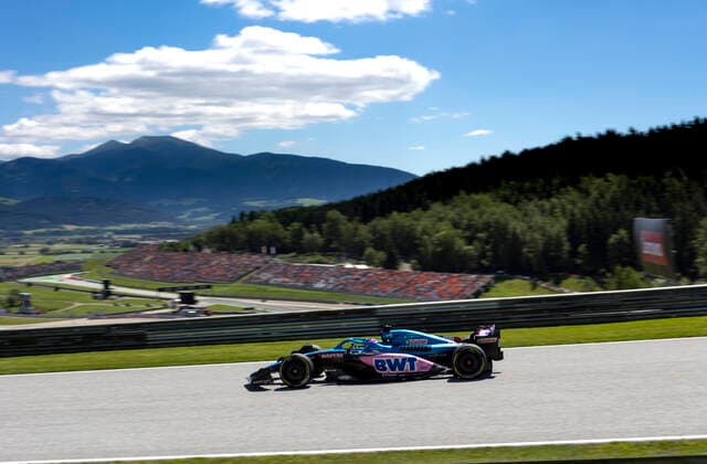 14 Fernando Alonso ESP, BWT Alpine F1 Team , F1 Grand Prix of Austria at Red Bull Ring on July 8, 2022 in Spielberg, Austria Photo by HOCH ZWEI Spielberg Austria