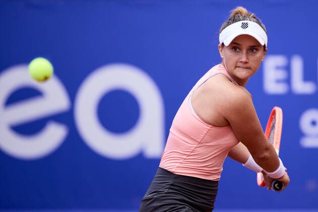 Lauren Davis, USA, in the semifinals during Nordea Open in Bastad, Sweden on Friday, July 8, 2022. BASTAD SWEDEN Tennis x11830x  Copyright: xAndersxBjuro TTx SWEDEN TENNIS NORDEA OPEN 2022