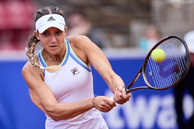 Rebeka Masarova, Spain, in the semifinals during Nordea Open in Bastad, Sweden on Friday, July 8, 2022. BASTAD SWEDEN Tennis x11830x  Copyright: xAndersxBjuro TTx SWEDEN TENNIS NORDEA OPEN 2022