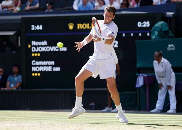 Cameron Norrie Tennis Wimbledon 2022 Grand Slam ITF ATP WTA AELTC London Great Britain 8 July 2022 Copyright: xJuergenxHasenkopfx