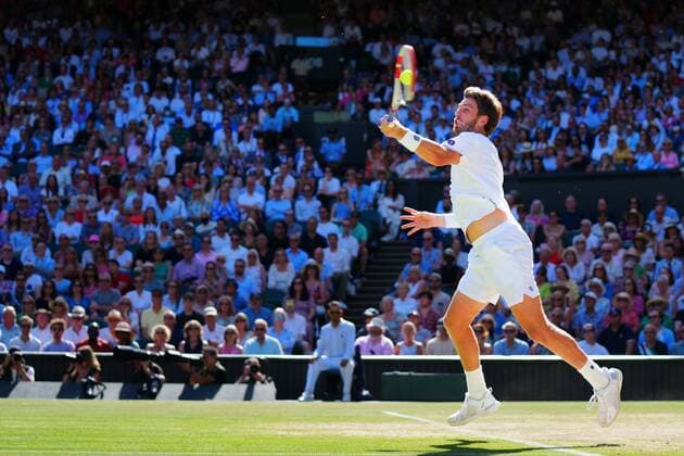 Mandatory Credit: Photo by Javier Garcia Shutterstock (13018051ep) Cameron Norrie during his semi-final match Wimbledon Tennis Championships, Day 12, The All England Lawn Tennis and Croquet Club, London, UK - 08 Jul 2022 Wimbledon Tennis Championships, Day 12, The All England Lawn Tennis and Croquet Club, London, UK - 08 Jul 2022  Copyright: xJavierxGarcia Shutterstockx 13018051ep