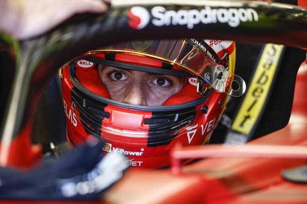 SAINZ Carlos (spa), Scuderia Ferrari F1-75, portrait during the Formula 1 Rolex Grosser Preis Von Osterreich 2022, 2022 Austrian Grand Prix, 11th round of the 2022 FIA Formula One World Championship, WM, Weltmeisterschaft from July 8 to 10, 2022 on the Red Bull Ring, in Spielberg, Austria - F1 - AUSTRIAN GRAND PRIX 2022 DPPI Panoramic  00122026__R3_0966