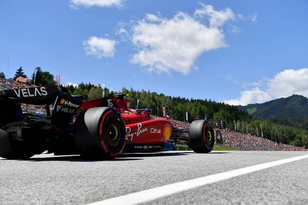 08 07 2022, Red Bull Ring , Spielberg, Formula 1 BWT Austrian Grand Prix 2022 , in picture Carlos Sainz Jr ESP , Scuderia Ferrari Photo EU Images Spielberg Red Bull Ring Styria Austria  eu-images-506