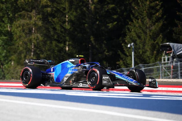 F1 Gran Prix of Austria Nicholas Latifi of Williams during qualifying for the F1 Grand Prix of Austria 2022. Spielberg Red Bull Ring Austria Copyright: xMarcoxCanonierox