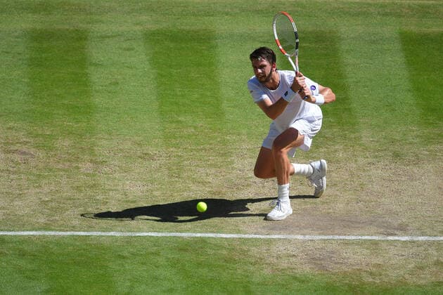 Novak Djokovic (Ser) defeated Cameron Norrie (GB) in the semi finals of Wimbledon TENNIS : Wimbledon 2022 : 08 07 2022 AntoineCouvercelle Panoramic 