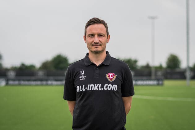 Co-coach Florian Junge SG Dynamo Dresden 3 league, portrait date 2022 2023