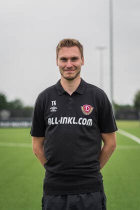 Video analyst Timon Klasen SG Dynamo Dresden 3 Liga, portrait date 2022 2023