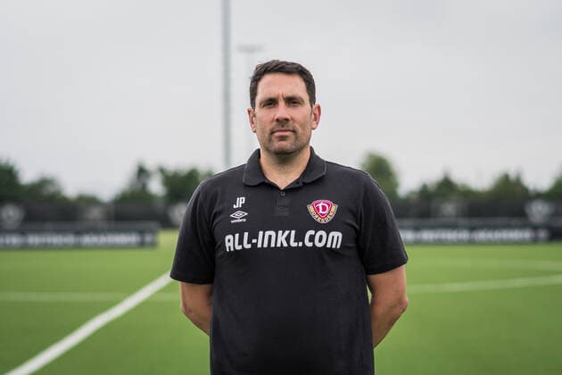 Jose Portela sports scientist SG Dynamo Dresden 3 league, portrait date 2022 2023