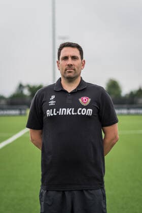 Jose Portela sports scientist SG Dynamo Dresden 3 league, portrait date 2022 2023
