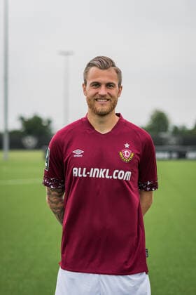 Goalkeeper Sven Müller Mueller SG Dynamo Dresden 3 league, portrait date 2022 2023