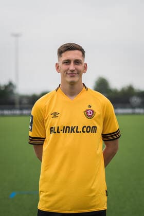 Jonathan Meier SG Dynamo Dresden 3 league, portrait date 2022 2023