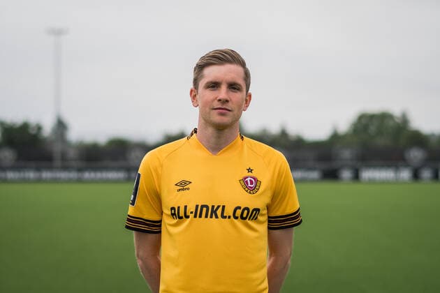 Patrick Weihrauch SG Dynamo Dresden 3 league, portrait date 2022 2023