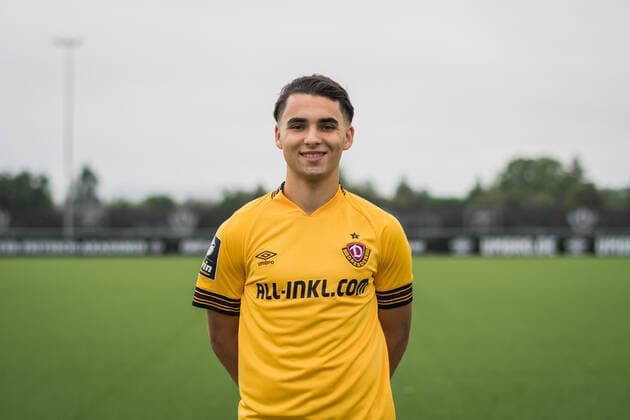 Jan Shcherbakovski SG Dynamo Dresden 3 league, portrait date 2022 2023