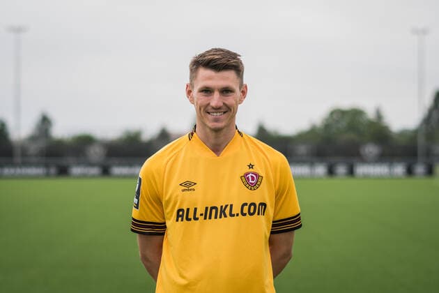 Robin Becker SG Dynamo Dresden 3 league, portrait date 2022 2023