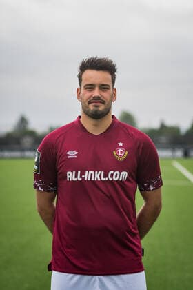 Goalkeeper Stefan Drljaca SG Dynamo Dresden 3 league, portrait date 2022 2023