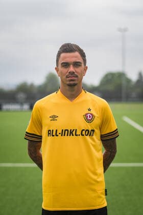 Oliver Batista Meier SG Dynamo Dresden 3 league, portrait date 2022 2023