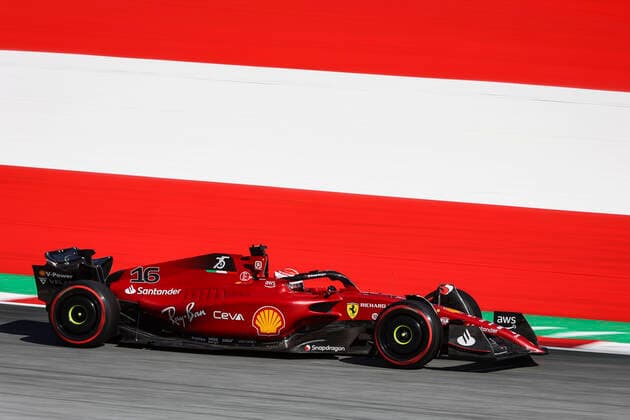16 Charles Leclerc MCO, Scuderia Ferrari , F1 Grand Prix of Austria at Red Bull Ring on July 8, 2022 in Spielberg, Austria Photo by HOCH ZWEI Spielberg Austria