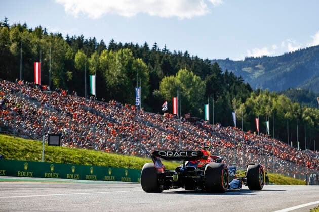 11 Sergio Perez MEX, Oracle Red Bull Racing , F1 Grand Prix of Austria at Red Bull Ring on July 8, 2022 in Spielberg, Austria Photo by HOCH ZWEI Spielberg Austria