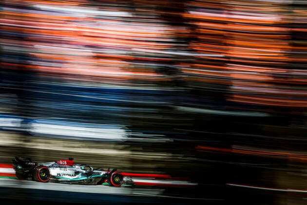 63 George Russell GBR, Mercedes AMG Petronas F1 Team , F1 Grand Prix of Austria at Red Bull Ring on July 8, 2022 in Spielberg, Austria Photo by HOCH ZWEI Spielberg Austria