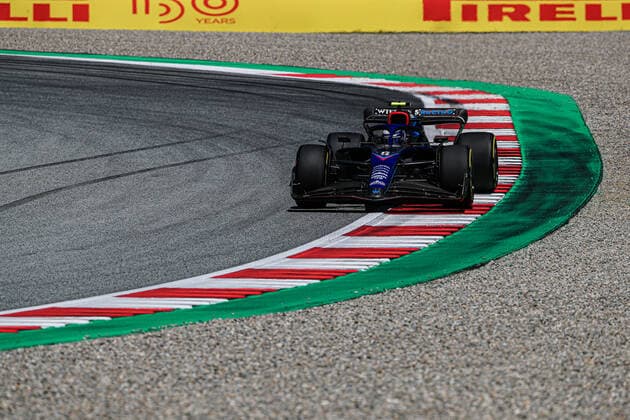 July 8, 2022, Spielberg, Austria: Spielberg, Austria, Red Bull Ring, July 08, 2022, Nicholas Latifi (CAN) Williams FW44 during 2022 Austrian Grand Prix - Qualifying - Formula 1 Championship. Formula 1 Championship - 2022 Austrian Grand Prix - Qualifying, Spielberg, Austria - ZUMAl164 20220708_zsa_l164_087 Copyright: xAlessioxDexMarcox