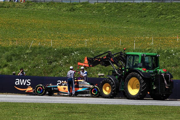 Lando Norris (GBR) McLaren MCL36 during 2022 Austrian Grand Prix - Qualifying, Formula 1 Championship in Spielberg, Austria, July 08 2022  Copyright: xAlessioxDexMarcox xipa-agency.nex xx 0