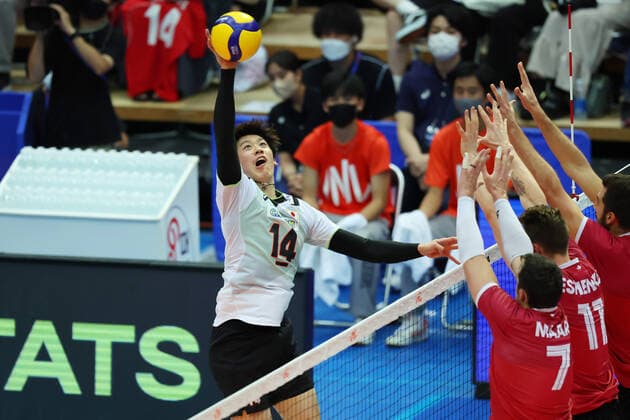 Yuki Ishikawa (JPN), JULY 8, 2022 - Volleyball : FIVB Volleyball Nations League 2022 Men s Preliminary Round between Japan - Canada at Maruzen Intec Arena Osaka, Osaka, Japan. Noxthirdxpartyxsales  (192992257)