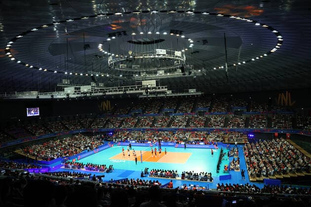 General view, JULY 8, 2022 - Volleyball : FIVB Volleyball Nations League 2022 Men s Preliminary Round between Japan - Canada at Maruzen Intec Arena Osaka, Osaka, Japan. Noxthirdxpartyxsales  (193000757)
