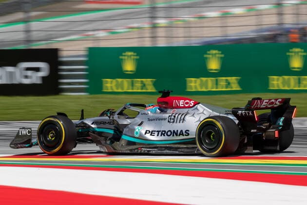Formula 1 GP of Austria 2022 Friday George Russell GBR Merceds AMG Petronas F1 Team Formula 1 Austria on 08 07 2022 Copyright: xBEAUTIFULxSPORTS Erlhofx