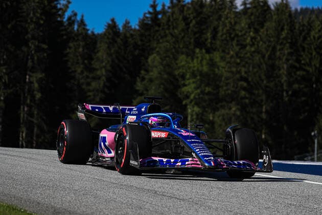 Fernando Alonso (SPA) Alpine A522 during 2022 Austrian Grand Prix - Qualifying, Formula 1 Championship in Spielberg, Austria, July 08 2022  Copyright: xAlessioxDexMarcox xipa-agency.nex xx 0