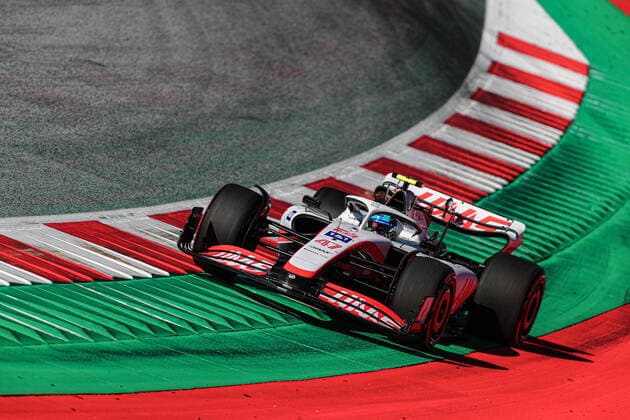 Mick Schumacher (GER) Haas VF-22 during 2022 Austrian Grand Prix - Qualifying, Formula 1 Championship in Spielberg, Austria, July 08 2022  Copyright: xAlessioxDexMarcox xipa-agency.nex xx 0